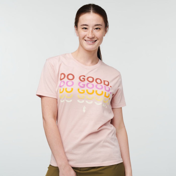 Do Good Repeat T-shirt ženske Znamke Sand Cotopaxi