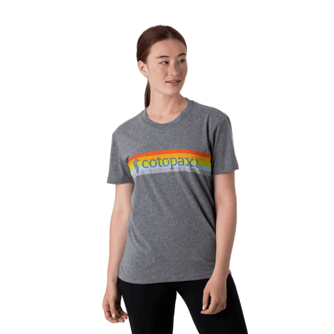 On The Horizon T-shirt ženske Kolekcije Cotopaxi Heather Grey