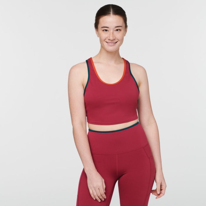 Poreklo Raspberry Mari Crop Top ženske Cotopaxi