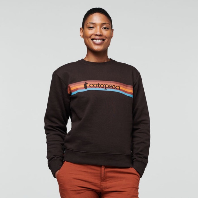 On The Horizon Organic Crew Sweatshirt Women Cavern Best Cotopaxi