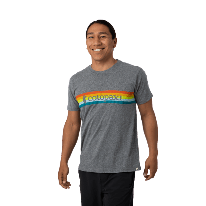 On The Horizon T-shirt Moške Znamke Heather Grey Cotopaxi